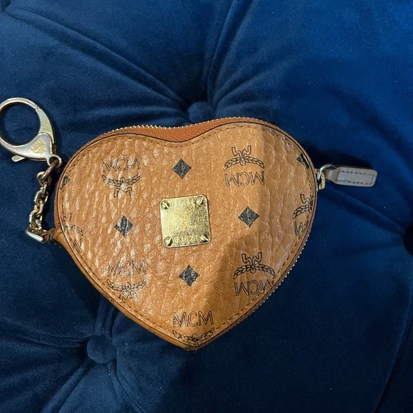 MCM Bags Authentic Mcm Heart Shaped Coin Pouch Poshmark